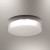 Biała plafoniera 29cm ozcan 1403-2 biały plafon srebro chrom