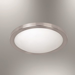 Lampa łazienkowa 40cm ozcan 1405-40 plafon srebro mat