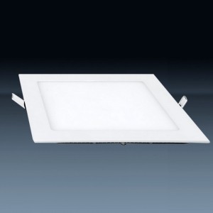 Kwadratowy panel led slim ozcan 201-15 20cm lampa podtynkowa z zasilaczem 3000k