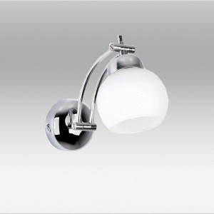 Srebrny kinkiet sypialnia salon korytarz łazienka ozcan 5072  lampa