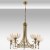 Klasyczna lampa żyrandol  avonni hotel sala bankietowa restauracja salon av-1632-5e lampa