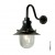 LAMPA ŚCIENNA 7125 SMALL DECKLIGHT - różne kolory malowany czarny opaliczne szkło