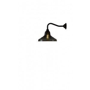 LAMPA ŚCIENNA GLASS SCHOOL WALL LIGHT - różne kolory Anthracite and Weathered Brass