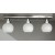 Srebrna plafoniera sevinc 3051-3 lampa srebro na listwie 3x60w