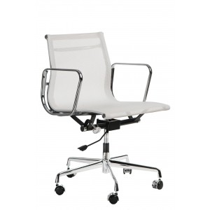 Fotel biurowy CH1171T biała siateczk,chr/ 27736