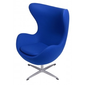 Fotel Jajo niebieski ciemny kaszmir 118 Premium/ 18078