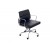 Fotel biurowy CH2171T czarna skóra chrom/ 27751