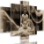 Obraz pięcioczęściowy na płótnie Canvas, pentaptyk typ A, Nowoczesny Budda 4 100x70