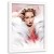 Obraz w ramie białej, Marlene Dietrich 40x60