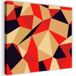Obraz na płótnie - Canvas, Figury geometryczne - Kubizm 2 90x90
