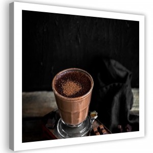Obraz na płótnie - Canvas, Gorąca czekolada 90x90