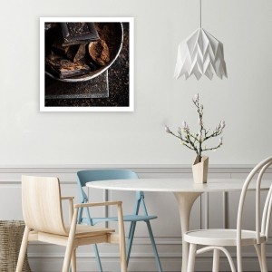 Obraz na płótnie - Canvas, Gorzka czekolada i kakao 80x80
