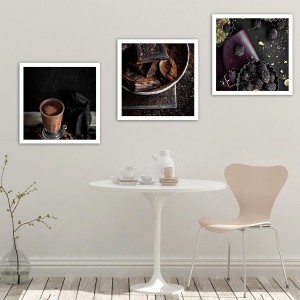 Obraz na płótnie - Canvas, Gorzka czekolada i kakao 60x60
