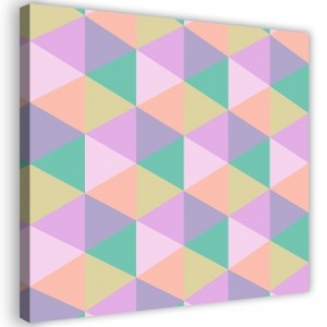 Obraz na płótnie - Canvas, Geometryczne formy 1 40x40