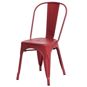 Krzesło Paris Antique czerwone