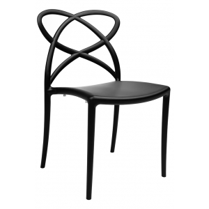 Krzesło ARCO czarne - polipropylen