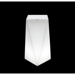 Donica podświetlana Nevos 90 cm LED światło zimne z półką