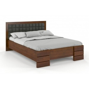 Łóżko drewniane Goti z pojemnikiem dąb rustikal 180 x 200