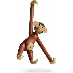 Dekoracja drewniana małpa MAŁA