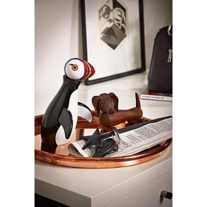 Dekoracja drewniana Pingwin