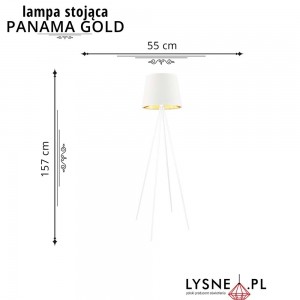 Lampa podłogowa PANAMA GOLD