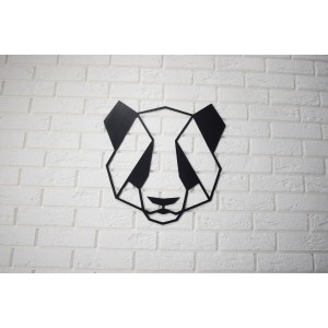 Dekoracja Panda geometryczna 45x45cm