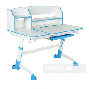 Amare II Blue - regulowane biurko