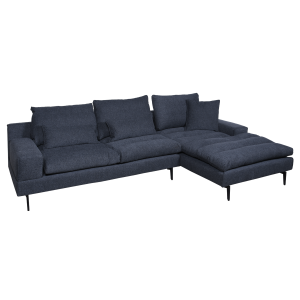 Sofa narożna Vipera z otomaną prawą 292x176x75 cm