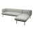 Sofa narożna Simple 255x152x75 cm